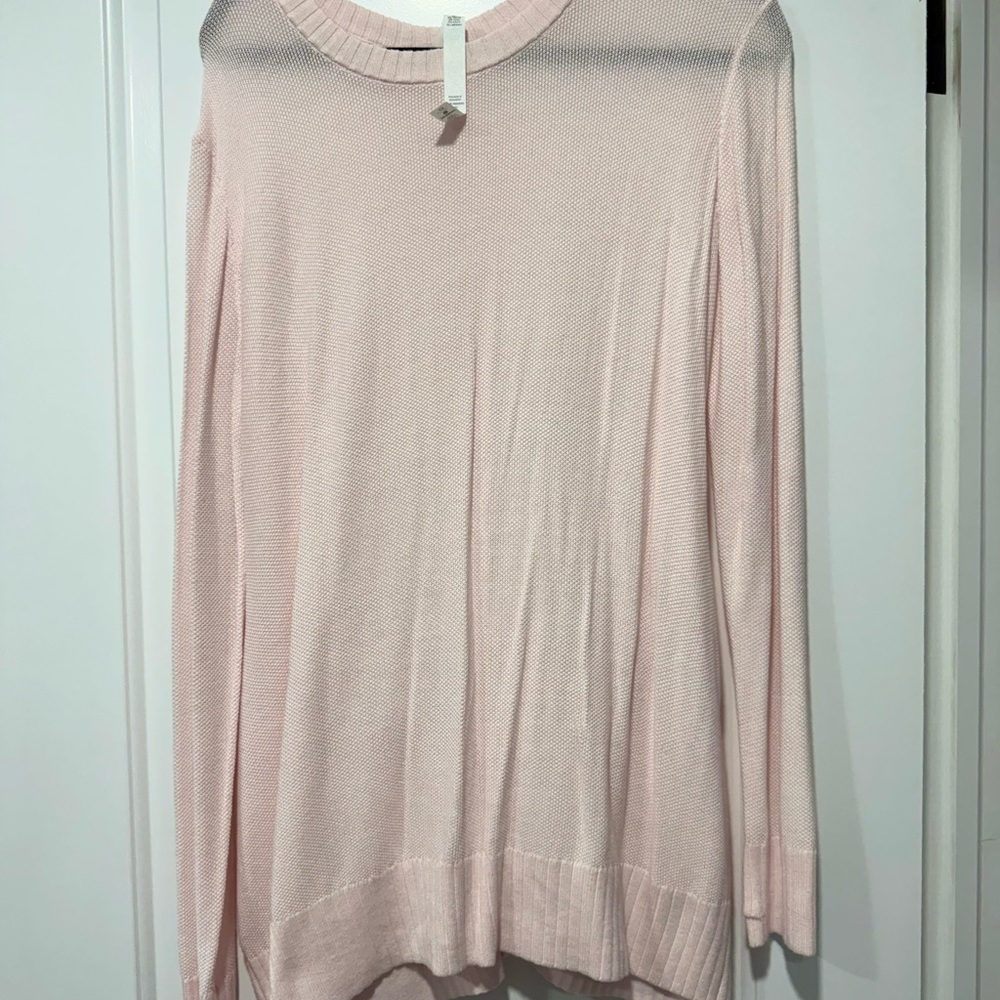 Lululemon Athletica Soft Pink Knit Top
